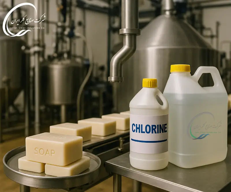 تولید صابون ها و شوینده های صنعتی حاوی کلر