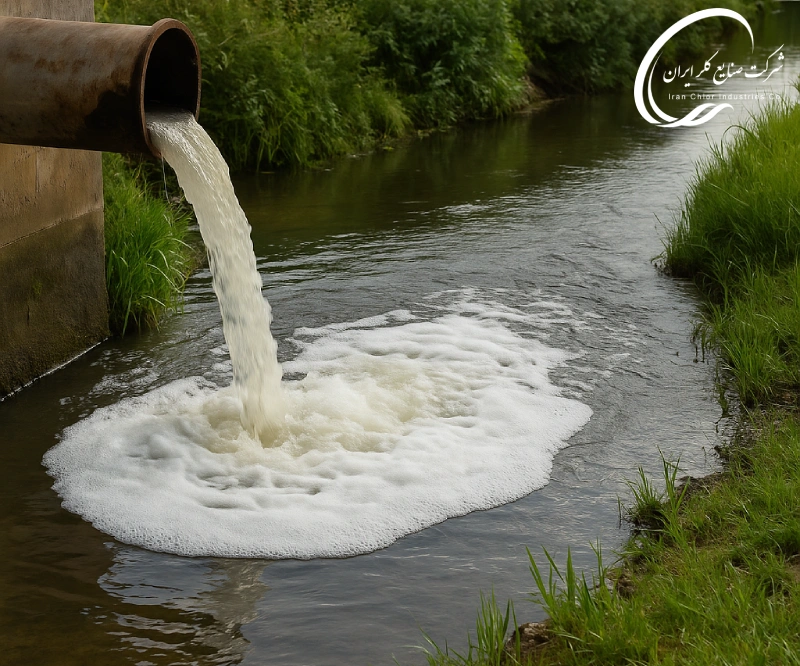 ملاحضات زیست محیطی در دفع پساب کلر زده فاضلاب صنعتی